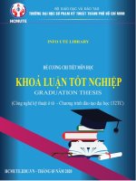 Đề cương chi tiết môn học khoá luận tốt nghiệp (graduation thesis)   công nghệ kỹ thuật ô tô 