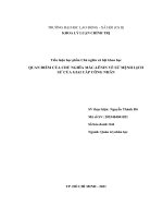 Tiểu luận học phần chủ nghĩa xã hội khoa học QUAN điểm của CHỦ NGHĨA mác LÊNIN về sứ MỆNH LỊCH sử của GIAI cấp CÔNG NHÂN 