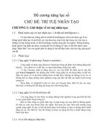 Đề cương năng lực số CHỦ đề TRÍ TUỆ NHÂN tạo