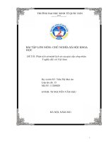 CHỦ NGHĨA xã hội KHOA học đề tài phân tích sứ mệnh lịch sử của giai cấp công nhân  ý nghĩa đối với việt nam 