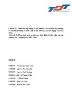 Phân tích nội dung về thị trường, vai trò của thị trường, cơ chế thị trường và nền kinh tế thị trường  sự vận dụng của việt nam  