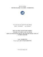TÌM HIỂU về CHIẾN lược sản PHẨM DÒNG sản PHẨM BÁNH TRUNG THU KINH đô THUỘC CÔNG TY cổ PHẦN KINH đô 