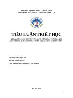 Tiểu luận triết học MacLênin