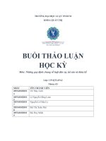THẢO LUẬN học kỳ môn những quy định chung về luật dân sự, tài sản và thừa kế 