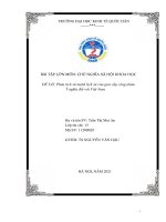 CHỦ NGHĨA xã hội KHOA học đề tài phân tích sứ mệnh lịch sử của giai cấp công nhân  ý nghĩa đối với việt nam 