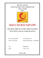 Thiết kế concept cho sản phẩm giày thể thao  bài tập lớn môn Thiết kế vào phát triển sản phẩm