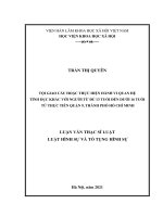 TỘI GIAO cấu HOẶC THỰC HIỆN HÀNH VI QUAN hệ TÌNH dục KHÁC với NGƯỜI từ đủ 13 TUỔI đến dưới 16 TUỔI từ THỰC TIỄN QUẬN 9, THÀNH PHỐ hồ CHÍ MINH 