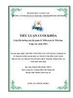 HIỆU TRƯỞNG với CÔNG tác xây DỰNG CẢNH QUAN sư PHẠM XANH, SẠCH, đẹp, AN TOÀN ở TRƯỜNG mẫu GIÁO THUẬN mỹ, xã THUẬN mỹ, HUYỆN CHÂU THÀNH, TỈNH LONG AN năm học 2021 2022 