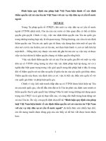 Bình luận quy định của pháp luật việt nam hiện hành về xác định thẩm quyền xét xử của tòa án việt nam với các vụ việc dân sự có yếu tố nước ngoài