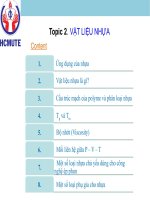 SLIDE THUYẾT TRÌNH TIỂU LUẬN đề tài vật LIỆU NHỰA