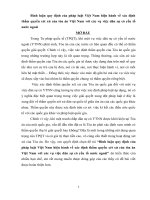 Bình luận quy định của pháp luật Việt Nam hiện hành về xác định thẩm quyền xét xử của tòa án Việt Nam với các vụ việc dân sự có yếu tố nước ngoài