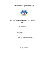 Công nghiệp hóa, hiện đại hóa đất nước trong điều kiện cách mạng công nghiệp lần thứ tư làm đề tài nghiên cứu có ý nghĩa cả về lý luận và thực tiễn 