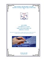 Giáo trình Lập trình java (Nghề: Công nghệ thông tin - Cao đẳng): Phần 1 - Trường CĐ nghề Kỹ thuật Công nghệ