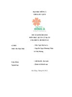 ĐỀ án KINH DOANH môn học QUẢN lý dự án COLORFUL HOMESTAY 