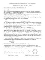 Tổng hợp đề thi đề nghị môn hóa học lớp 10,11 kỳ thi olympic truyền thống 30 4 năm 2018 có lời giải chi tiết 