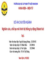 ĐỒ ÁN CHUYÊN NGÀNH Nghiên cứu, chế tạo mô hình hệ thống tự động Robot hút bụi