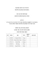 LÝ LUẬN của các mác về tư bản THƯƠNG NGHIỆP và vận DỤNG vào sự PHÁT TRIỂN THƯƠNG mại điện tử ở VIỆT NAM 