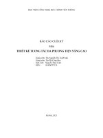 BÁO cáo CUỐI kỳ môn THIẾT kế TƯƠNG tác đa PHƯƠNG TIỆN NÂNG CAO tinder là ứng dụng hẹn hò rất thành công với thiêt kế đơn giản và dễ dùng 