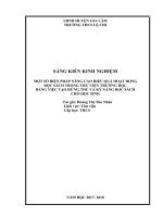 skkn thư viện thcs một số biện pháp nâng cao hiệu quả hoạt động đọc sách trong thư viện trường học bằng việc tạo hứng thú và kỹ năng đọc sách cho học sinh 