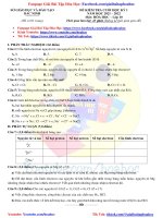 2021 2022   thi học kì 1 môn hóa lớp 10   sở GDĐT bắc ninh   fanpage giải bài tập hóa học 