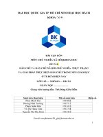 DÂN CHỦ và dân CHỦ xã hôi CHỦ NGHĨA  THỰC TRẠNG và GIẢI PHÁP THỰC HIỆN dân CHỦ TRONG nền GIÁO dục ở TP HCM HIỆN NAY 