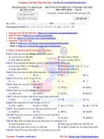 2021 2022   thi học kì 1 môn hóa lớp 11   sở GDĐT quảng nam   fanpage giải bài tập hóa học 