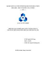 THIẾT kế CUNG cấp điện CHO CAO ốc căn hộ AN dân và CHUYÊN đề THIẾT kế hệ THỐNG điện mặt TRỜI CHO tòa NHÀ 