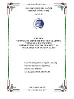 CƯƠNG LĨNH CHÍNH TRỊ đầu TIÊN của ĐẢNG THÔNG QUA HAI tác PHẨM CHÍNH CƯƠNG vắn tắt của ĐẢNG” và “SÁCH lược vắn tắt của ĐẢNG 