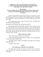 BÁO cáo CHÍNH TRỊ của BAN CHẤP HÀNH TRUNG ƯƠNG ĐẢNG KHOÁ XII tại đại hội đại BIỂU TOÀN QUỐC lần THỨ XIII của ĐẢNG 