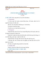 KẾ HOẠCH BÀI DẠY MÔN NGỮ VĂN 6 CẢ NĂM SÁCH CÁNH DIỀU