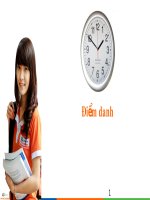 Bài giảng Nghiệp vụ Nhà hàng - Chương 4.1: Trang thiết bị và cách trưng bày trong nhà hàng