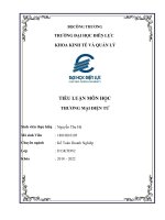 tiểu luận môn học thương mại điện tử là gì thực trạng TMĐT hiện nay tại việt nam các mô hình kinh doanh trong thương mại điện tử b2c, ví dụ thực tế 