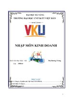 NHẬP môn KINH DOANH chức năng quản trị sản xuất – về quản lí hoạt động cho các nhà cung cấp dịch vụ về sản phẩm sữa tươi tiệt trùng VINAMILK tại siêu nhà máy ở BÌNH DƯƠNG  