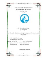 TIỂU LUẬN môn học QUẢN TRỊ học đề tài PHÂN TÍCH CHỨC NĂNG QUẢN TRỊ của CÔNG TY cổ PHẦN MICROSOFT 