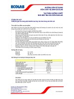 HDSD HOA CHAT CIP  saigon daklak 