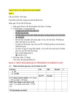 PHÂN TÍCH KHÁI QUÁT TÌNH HÌNH tài CHÍNH của DN 