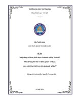 Nhận dạng nội dung chiến lược của doanh nghiệp VINMART, từ đó hãy phân tích và đánh giá các nội dung trong triển khai chiến lược đó của doanh nghiệp