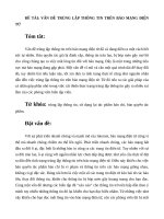 tieuluan vấn đề TRÙNG lặp THÔNG TIN TRÊN báo MẠNG điện tử