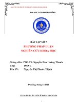 PHƯƠNG PHÁP LUẬN NGHIÊN cứu KHOA học PHIẾU tìm HIỂU về HOẠT ĐỘNG dạy học vật lý của GIÁO VIÊN ở TRƯỜNG THCS THEO ĐỊNH HƯỚNG tìm tòi NGHIÊM cứu 