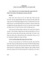 VAI TRÒ CỦA ĐOÀN THANH NIÊN