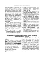 Đánh giá kết quả điều trị hội chứng thận hư tiên phát ở trẻ em tại Thái Nguyên