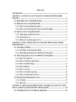 QUẢN LÝ RỦI RO TRONG HOẠT ĐỘNG KINH DOANH CỦA HM TẠI THỊ TRƯỜNG TRUNG QUỐC GIAI ĐOẠN 20182021