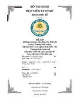 TIỂU LUẬN những sáng tạo của nguyễn ái quốc trong cương lĩnh chính trị đầu tiên và ý nghĩa thực tiễn của cương lĩnh chính trị đầu tiên đối với cách mạng việt nam từ năm 1930 đến nay 