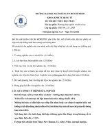 Đề thi kết thúc học phần môn Phương pháp nghiên cứu khoa học năm 2021 - Trường ĐH Ngân hàng TP.HCM