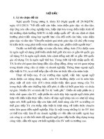 Quản lý hoạt động dạy học tiếng anh theo định hướng phát triển năng lực người học ở trường cao đẳng nghề công nghệ cao hà nội ( klv01872) 