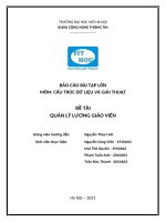 Bài Tập lớn CTDL&GT 2021