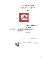 BÁO cáo đồ án CDIO tên đề tài MẠCH đếm THUẬN NGHỊCH 0 9 0 