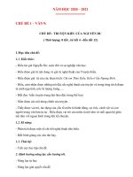 Chủ đề truyện kiều nguyễn du 