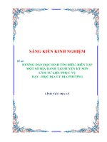 Hướng dẫn học sinh tìm hiểu, biên tập một số địa danh tại huyện Kỳ Sơn làm tư liệu phục vụ dạy - học địa lý địa phương