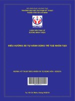 Điều hướng xe tự hành dùng trí tuệ nhân tạo 